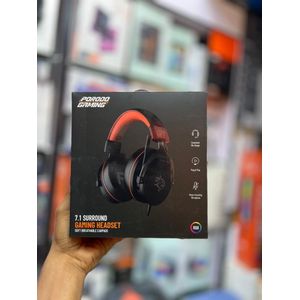 Porodo Gaming Headset, 7.1 Surround Sound Gaming Headphone, 50mm Drivers Memory, Foam Ear Cushion for PC, PS5, PS4, Xbox One, Xbox Series X & S and Nintendo Switch, 1.5m Cable Length