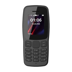 Nokia  Nokia106Dualsim- Black  -  4g Hd Calls - 1450mah Long Battery - wireless fm