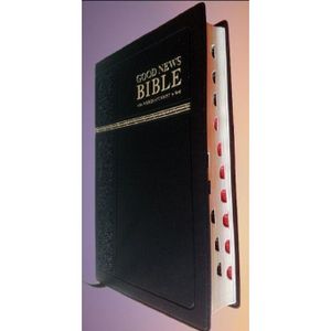 Good News Bible -Today's English Version Large Print -Concordance, References,Thumb Index