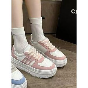 Fine white/pink sneakers 