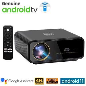 AUN U001 18,000 Lumens FHD Smart 3D LED Projector with Genuine Android TV