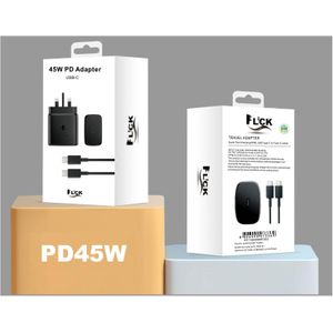 Flick 45W USB C Super Fast Charger, Type C Charger Fast Charging Android Phone Charger with 6.6ft Cable Cord for Samsung Galaxy S26 Ultra/S26/S26+/S25 Ultra/S25/S24/S23 Ultra/S22 Ultra/S20 Ultra/Note 10