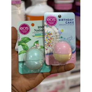 Eos  sweet mint & birthday cake lip balm