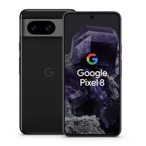 Google Pixel 8 5G - 6.2" - 128GB ROM - 12GB RAM - 1 Physical Nano Sim + eSIM - Obsidian