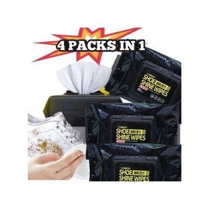 80 Unique Shoes Sneakers Wet Wipes 4 Packs - Shoe Shine WIPES