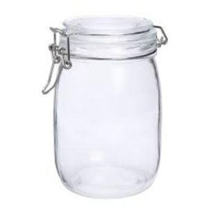 Airtight Glass Jar Display Storage Bottle - With Lid