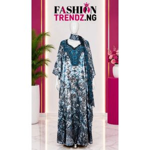 One size fits all bubu gown/dress plus free headtie/scarf