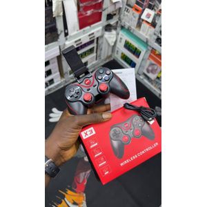 X3 Wireless Bluetooth Game Controller, Mobile Gamepad with Phone Holder for Android iOS PUBG COD, Turn Your Phone into PS5