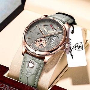 POEDAGAR PREMIUM QUALITY LEATHER WRISTWATCH 