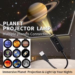 Starry Sky Lamp Moon Lamp Bedroom LED Night Light Starry Sky Projector Background Light