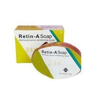 Retin-A Retin-A-Original Anti Aging Gold Soap For Acne, Blemish, Skin Treatment, Skin Glow 100g-1 Piece.