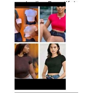 Unique ladies 4 in 1 crop top