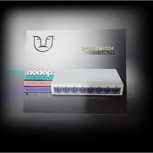 NONAP S105 5-Port 10/100Mbps Network Switch, Plug & Play, Auto-MDI/MDIX