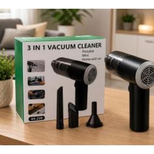 3-in-1 Portable Mini Vacuum Cleaner for Home and Car