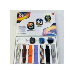 Ultra I90 Suit Extreme 10 In 1 (3 Smartwatches & 1 Earpod)