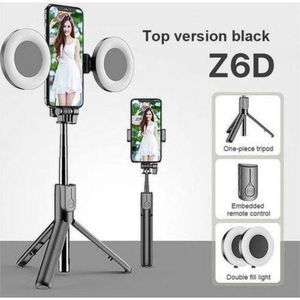Selfie Booth  Universel Z6D Selfie Stick Tripod With Wireless Remote And Ring Light FOR SMART PHONES (TECNO,INIFINX,SAMSUNG,GALAXY,ITEL,IPHONE,HONOR,SONY,LG,OPPO,POCO,HMD,REDBEAT,IPAD,REALME)