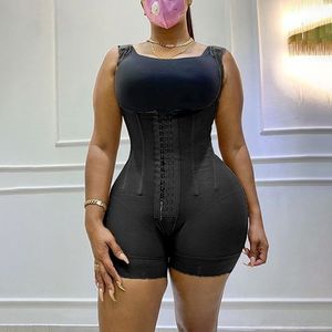 Women Body Shaper Fajas Reductoras Bodysuit Latex Girdles Underbust Corset  Bodysuit Waist Trainer Butt Lifter Colombian Sheath Beige