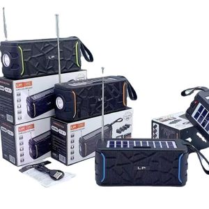 LP V95 Portable Wireless Bluetooth Speaker With Radio Solar & Torch 