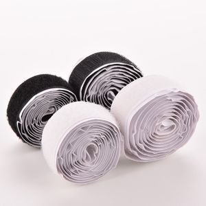 3ft Nylon Velcro Roll Double Sided Black Adhesive Strong Self-Adhesive Hook and Loop Tape Roll Sticky Back Strip Velcro Tape