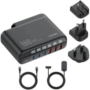 LDNIO A6140C 140W GaN Fast Desktop 6-Ports Charger
