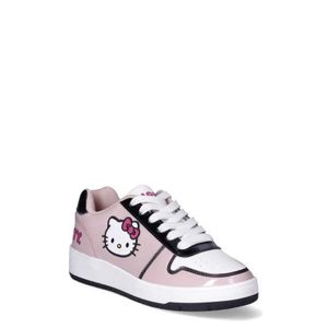 Hello Kitty Girls hello kitty pink, black and white sneakers