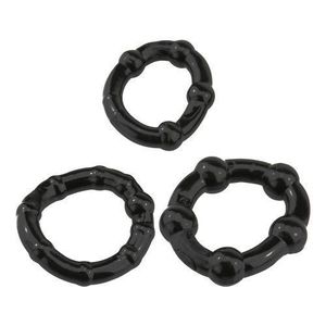Beaded Penis Ring 3pieces Set Cock Ring