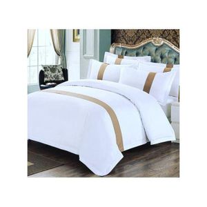 Unique plain duvet, bedsheet and 4 pillow cases