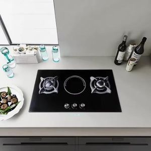 Polystar Original 2 Burner Gas Hob With Hot Plate Built-In Cooker