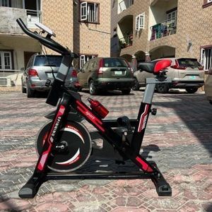 Spinning Bike With Meter Big Size Yellow