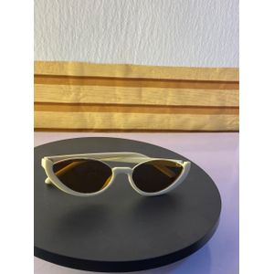 Stylish Cat-Eye Glasses - White