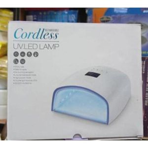 UVLED UVLED+ Rechargeable Cordless Lamp. This type of lamp is commonly used for curing gel nail polish.