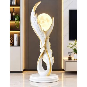 Modern Sculptural  Floor Lamp Globe light 