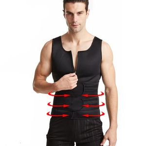 Shop Generic Men Stretchable Sweat Sauna Shaper Vest, Black