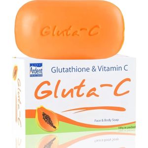 Gluta C Gluta C-Face and Body Soap Hydration Nourishing Soft Smooth Revitalizing Supple Texture Healthy Glow Refreshed Balanced Skincare Gentle Care - 135g1 Piece.