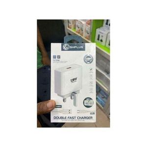 SHPLUS 120W Hyper Double Type C Fast Charger For Samsungs, Tecno, Redmi, Huawei, Oppo and Other Type C Devices