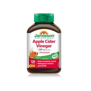 Jamieson Apple Cider Vinegar with Chromium Caplets.120ct