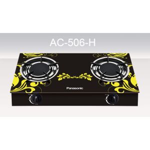 Panasonic AC-506-H 2-Burner Gas Stove Infrared tempered Thick glass 2 burner Cooker