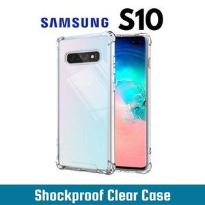 Samsung Galaxy S10 Tough Transparent Edge Protective Shockproof Case