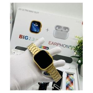 I20 Ultra Max Smart Watch Ultra 10 In1 Waterproof 7 Straps + Protective Case + Earphones