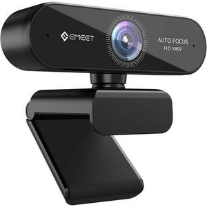 EMEET SmartCam Nova 1080P Auto Focus Webcam - Full HD 30FPS, Dual Noise-Canceling Mics, Plug & Play