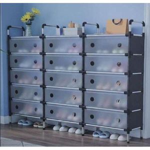 3 Face DustProof Shoe Rack with Cover