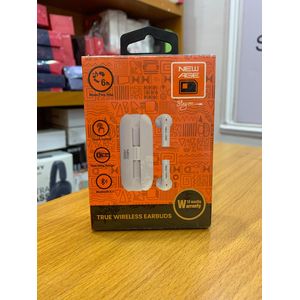 New Age Soul Pods Ultra 1 – TWS Earbuds, Deep Bass, Clear Audio White