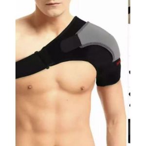 Yosoo Shoulder Brace Elastic Support Strap Wrap Belt Shoulder Support Black