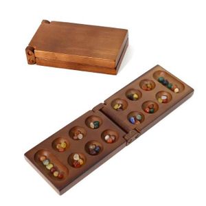 Mancala Board Game, Portable Strategy Game, Mancala Strategy Board Game, Educational Toy