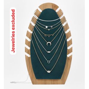 Premium  Necklace Pendant Display Board Jewelry Organizer Shelf Storage Holder Showcases