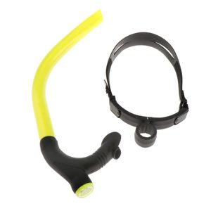 FINIS Stability Snorkel Black - Tuba Frontal Natation