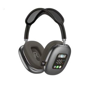 AKZ MAX500 Wireless Bluetooth Foldable Headphones With Touch Screen - BT Stereo Bass Overhead Gaming TWS HIFI Music Earphones ( Black )