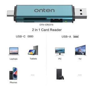 Onten Otn-cr537s 5 In 1 Type-c To Usb With Micro Sd/tf Card Reader