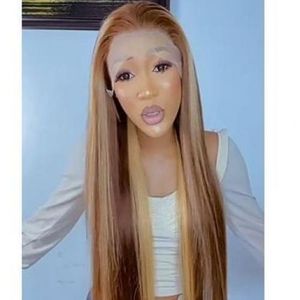 T-frontal Piano Colour Straight Hair Wig High Quality