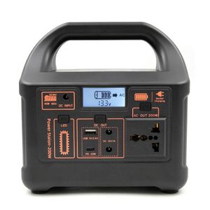200W 153Wh Portable Power Station – With AC/DC/USB/PD Ports – Suitable for both European and UK plug types,Backup Power for Outdoor Camping, Road Trips, Picnics and Power Cuts